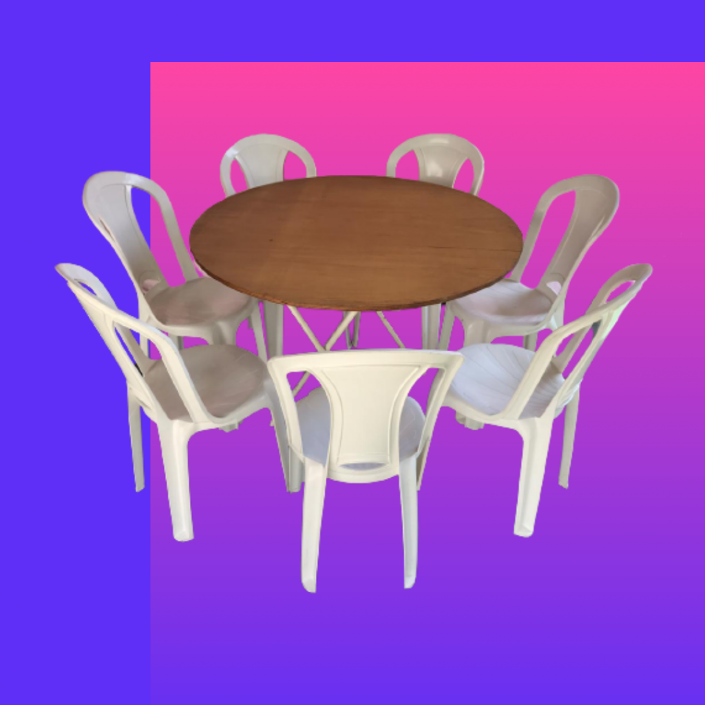 Alugue Conjunto de Mesa com Tampão 6 Lugares - JC Torres Festa